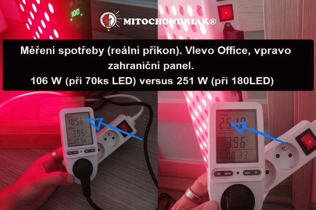 3W LED versus 5W dual chip LED – Proč více wattový ani duální neznamená lepší - Red light therapy, LEDterapie červeným a infračerveným svetlem, biohacking 2